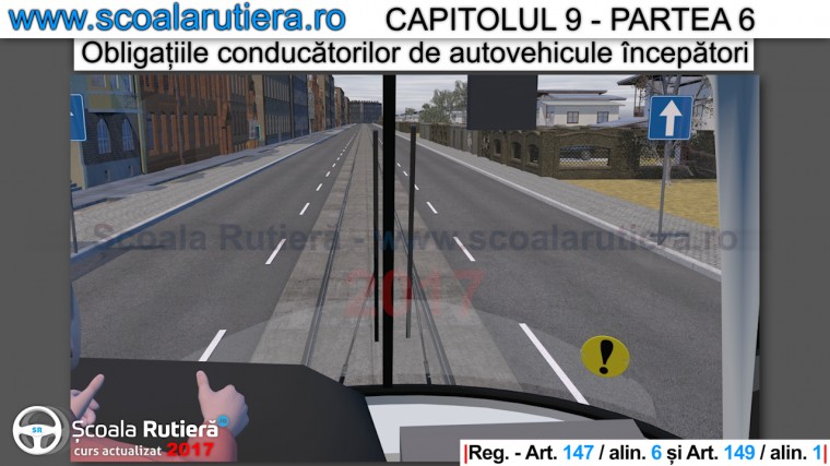 unde se pune semnul de incepator la tramvai